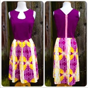 GlamCloud plum fancy unicorn dress medium. Unique vintage kind of a look.